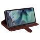Чехол-книжка Deexe Wallet Style для Motorola Moto G35 - Brown (367902Z). Фото 3 из 10