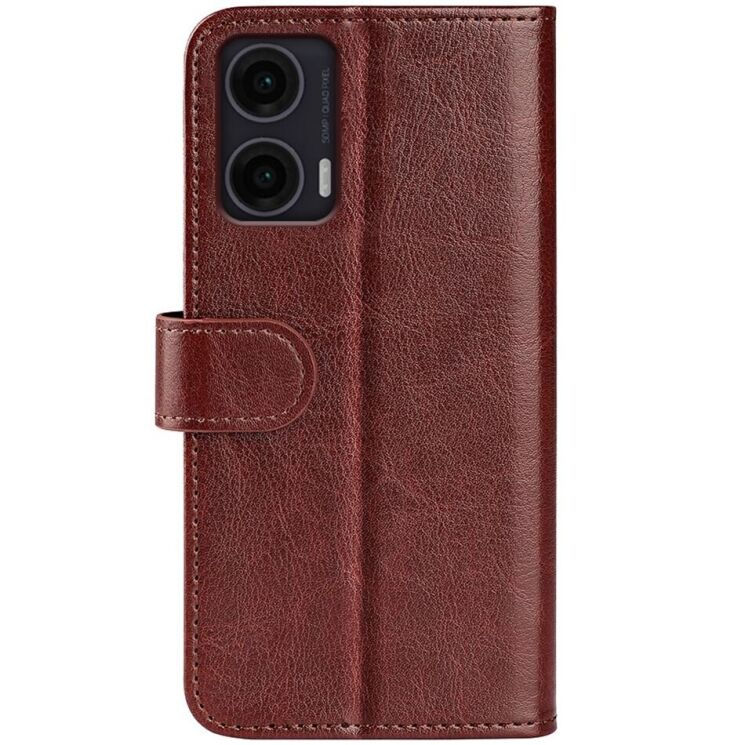 Чехол-книжка Deexe Wallet Style для Motorola Moto G35 - Brown: фото 5 из 10