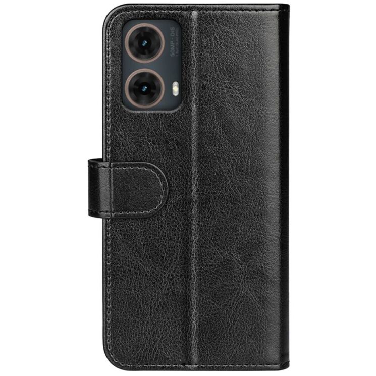 Чехол-книжка Deexe Wallet Style для Motorola Moto G85 - Black: фото 6 из 7