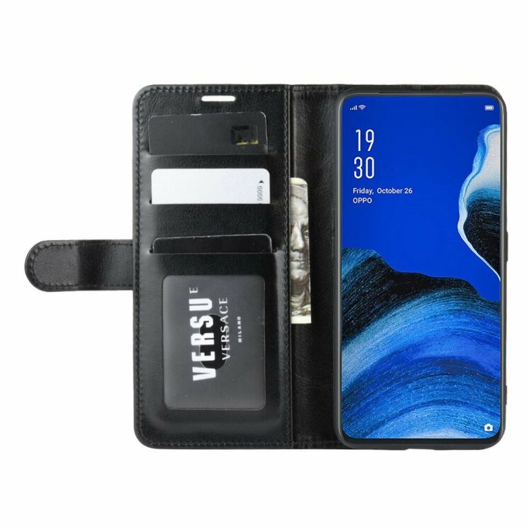 Чехол-книжка Deexe Wallet Style для OPPO Reno 2Z - Black: фото 6 из 8