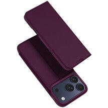 Чохол-книжка DUX DUCIS Skin Pro для iPhone 18 Pro Max - Dark Cherry: фото 1 з 11