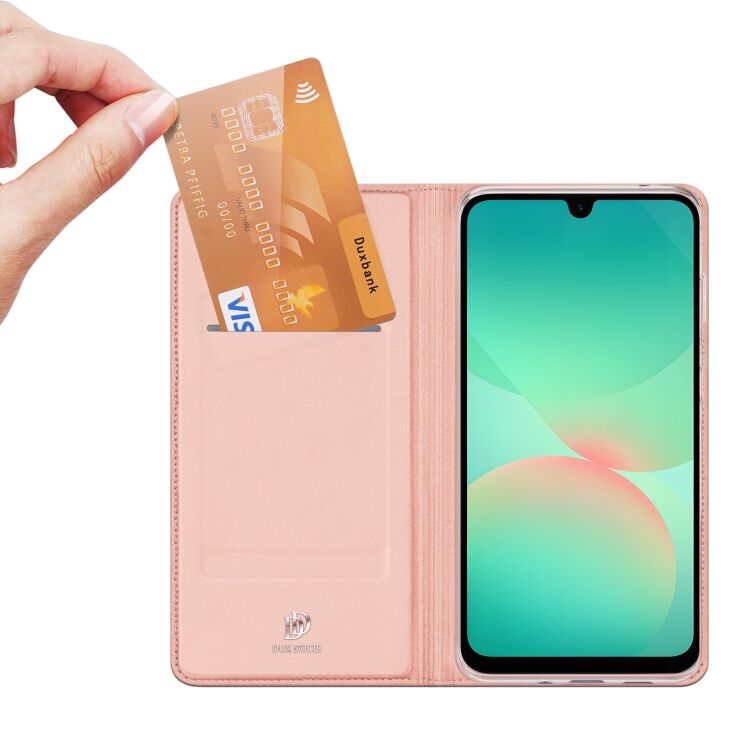Чехол-книжка DUX DUCIS Skin Pro для Samsung Galaxy A27 (A276) - Pink (408608P) Чехол-книжка DUX DUCIS Skin Pro для Samsung Galaxy A27 (A276) - Pink: фото 2 из 9
