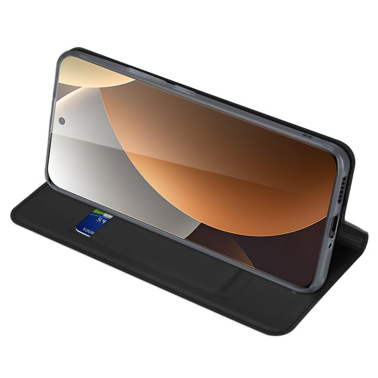 Чехол-книжка DUX DUCIS Skin Pro для Xiaomi Redmi Note 15 Pro Plus / Poco M8 Pro - Black: фото 3 из 10