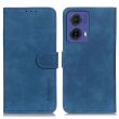 Чохол-книжка KHAZNEH Retro Wallet для Motorola Moto G85 - Blue (357009L)