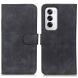 Чохол-книжка KHAZNEH Retro Wallet для OPPO Reno 12 - Black (356820B). Фото 1 з 8