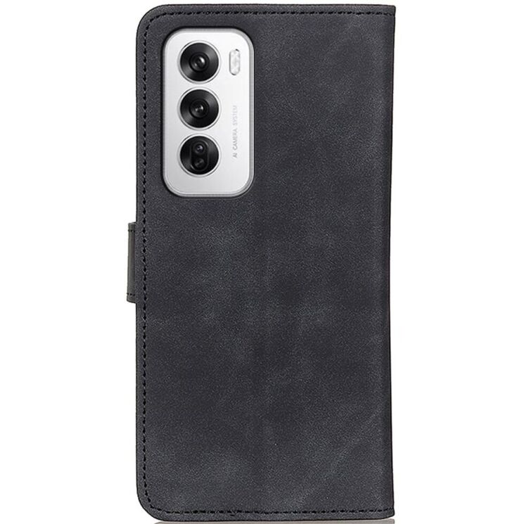 Чохол-книжка KHAZNEH Retro Wallet для OPPO Reno 12 - Black: фото 5 з 8
