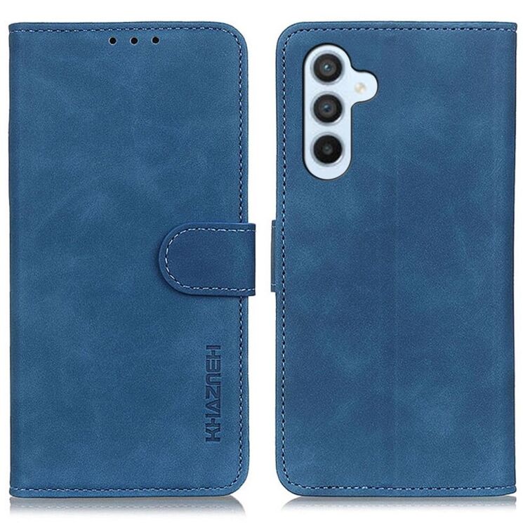 Чехол-книжка KHAZNEH Retro Wallet для Samsung Galaxy A16 (A165) - Blue: фото 1 из 8