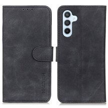 Чехол-книжка KHAZNEH Retro Wallet для Samsung Galaxy M35 (M356) - Black: фото 1 из 9