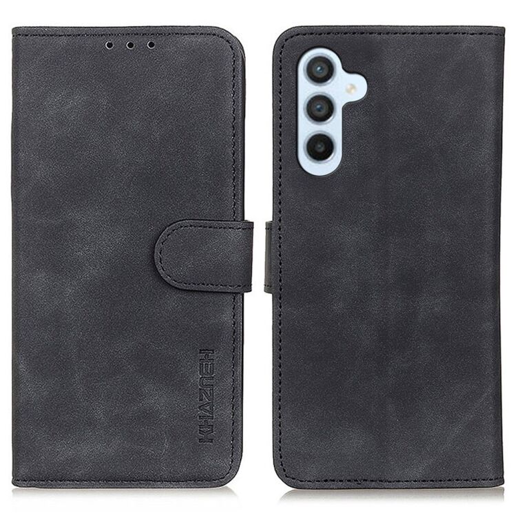 Чохол-книжка KHAZNEH Retro Wallet для Samsung Galaxy M35 (M356) - Black: фото 1 з 9
