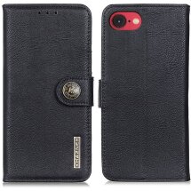 Чехол-книжка KHAZNEH Wallet Cover для Apple iPhone 16e - Black: фото 1 из 9
