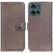 Чехол-книжка KHAZNEH Wallet Cover для Motorola Edge 50 Neo - Khaki (367103K). Фото 1 из 8