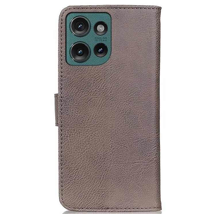 Чехол-книжка KHAZNEH Wallet Cover для Motorola Edge 50 Neo - Khaki: фото 6 из 8