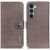 Чехол-книжка с застежкой KHAZNEH Wallet Cover для Motorola Moto G200 - Khaki: фото 1 из 8