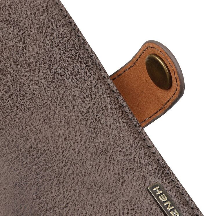 Чехол-книжка с застежкой KHAZNEH Wallet Cover для Motorola Moto G200 - Khaki: фото 6 из 8