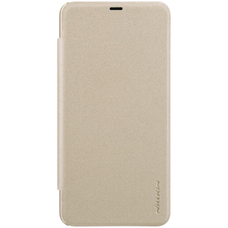 Чехол-книжка NILLKIN Sparkle Series для Xiaomi Pocophone F1 - Gold: фото 1 из 13