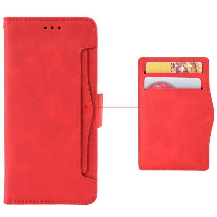Чехол-книжка с карманами Deexe Wallet Stand для Infinix Hot 70 - Red (422006R) Чехол-книжка с карманами Deexe Wallet Stand для Infinix Hot 70 - Red: фото 2 из 17