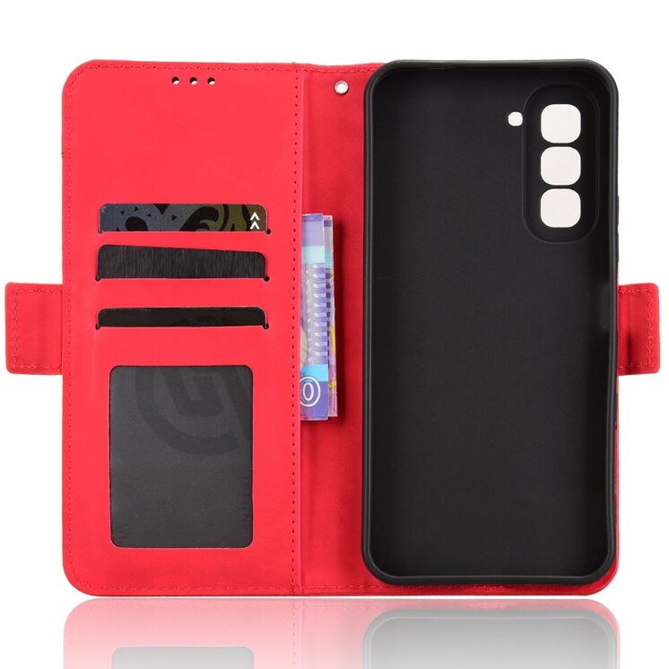 Чехол-книжка с карманами Deexe Wallet Stand для Infinix Hot 70 - Red (422006R) Чехол-книжка с карманами Deexe Wallet Stand для Infinix Hot 70 - Red: фото 4 из 17
