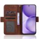 Чехол-книжка с карманами Deexe Wallet Stand для OPPO Reno 16 F/FS - Brown (413401Z). Фото 4 из 15