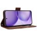 Чехол-книжка с карманами Deexe Wallet Stand для OPPO Reno 16 F/FS - Brown (413401Z). Фото 5 из 15