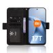 Чехол-книжка с карманами Deexe Wallet Stand для Xiaomi 17T - Black (408808B). Фото 5 из 15