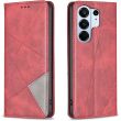 Чехол-книжка с карманами UniCase Geometric Pattern для TECNO Camon 50 Pro - Red (409600R)