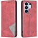 Чехол-книжка с карманами UniCase Geometric Pattern для TECNO Camon 50 Pro - Red (409600R). Фото 1 из 9