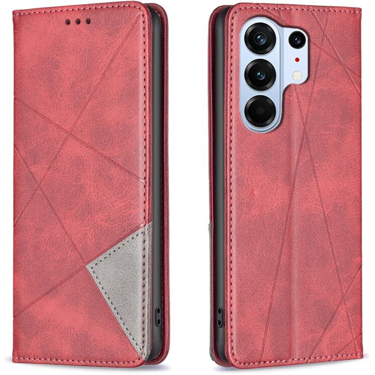 Чехол-книжка с карманами UniCase Geometric Pattern для TECNO Camon 50 Pro - Red (409600R) Чехол-книжка с карманами UniCase Geometric Pattern для TECNO Camon 50 Pro - Red: фото 1 из 9