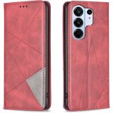 Чехол-книжка с карманами UniCase Geometric Pattern для TECNO Camon 50 Pro - Red: фото 1 из 9