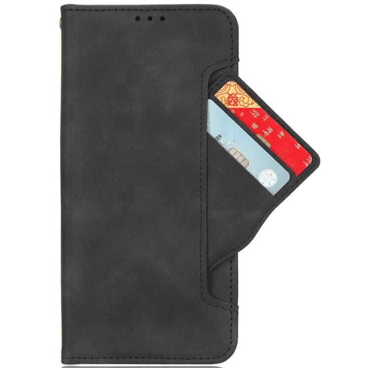 Чохол-книжка з кишеньками Deexe Wallet Stand для Nothing Phone (4b) - Black: фото 3 з 15