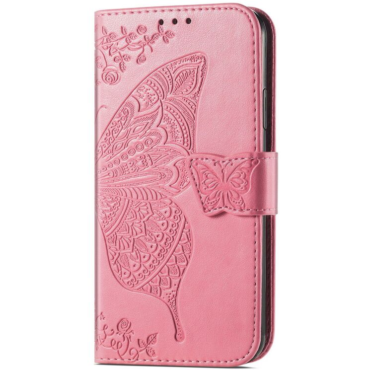 Чохол-книжка з малюнком UniCase Butterfly Pattern для Motorola Moto G86 Power - Pink: фото 5 з 8