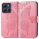 Чохол-книжка з малюнком UniCase Butterfly Pattern для Motorola Moto G86 Power - Pink (385134P). Фото 1 з 8