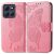 Чохол-книжка з малюнком UniCase Butterfly Pattern для Motorola Moto G86 Power - Pink: фото 1 з 8