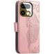 Чехол-книжка с рисунком UniCase Butterfly Pattern для Realme 16 Pro Plus - Rose Gold (428527RG). Фото 6 из 9
