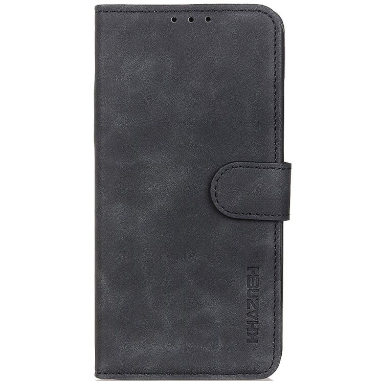 Чохол-книжка з застібкою KHAZNEH Retro Wallet для Samsung Galaxy S26 FE - Black: фото 4 з 8