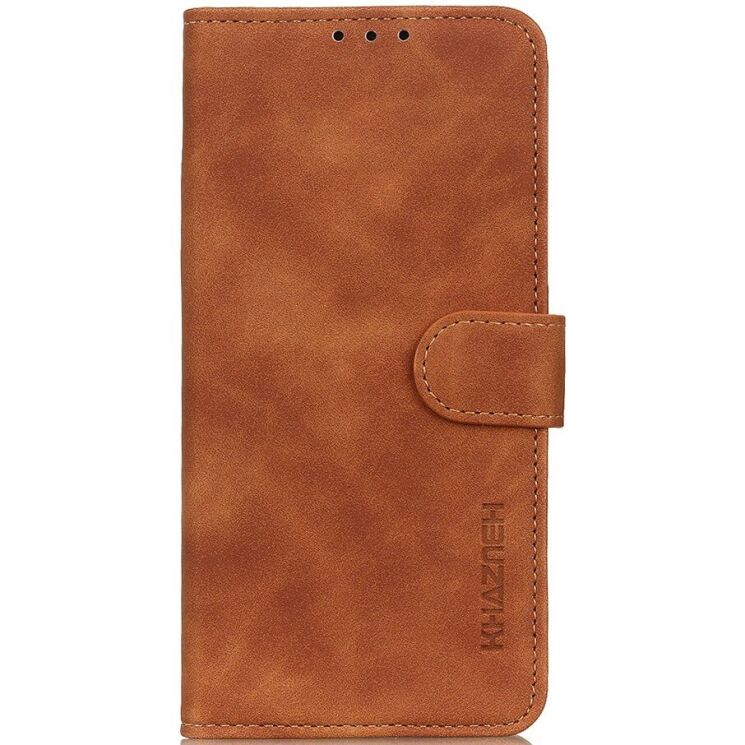Чехол-книжка с застежкой KHAZNEH Retro Wallet для Samsung Galaxy S26 Ultra (S948) - Brown: фото 4 из 8