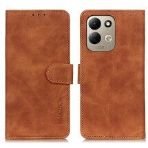 Чехол-книжка с застежкой KHAZNEH Retro Wallet для Xiaomi Redmi 17 - Brown: фото 1 из 8