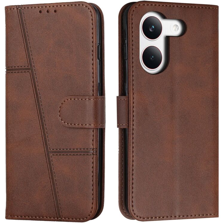 Чехол-книжка с застежкой UniCase Jet Cover для Xiaomi Poco X8 Pro - Brown: фото 1 из 10