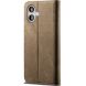 Чехол-книжка UniCase Jeans Wallet для Apple iPhone 16 Plus - Khaki (360610K). Фото 6 из 6