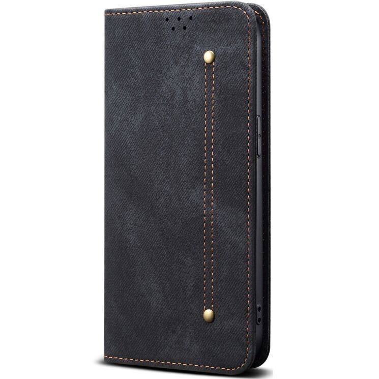 Чехол-книжка UniCase Jeans Wallet для Motorola Moto G56 - Black: фото 5 из 7