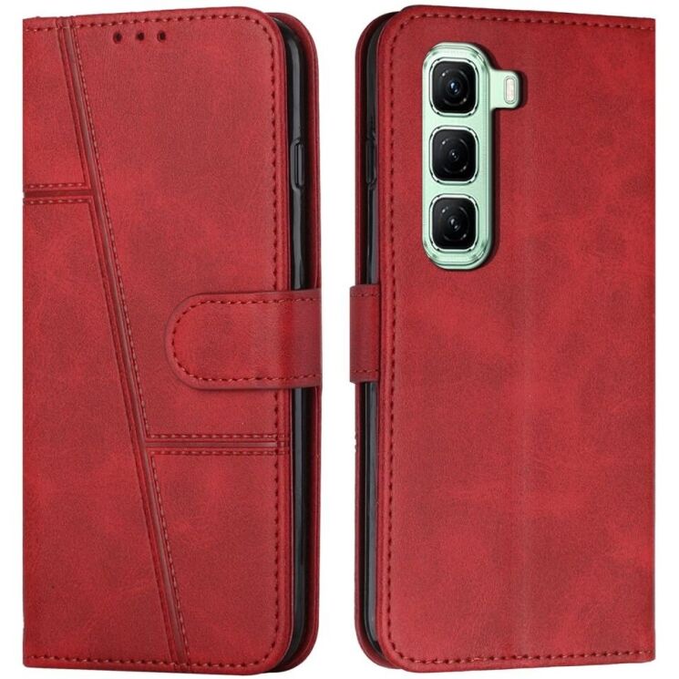 Чехол-книжка UniCase Jet Cover для Infinix Hot 50 Pro Plus - Red: фото 1 из 10