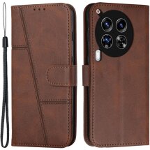 Чехол-книжка UniCase Jet Cover для TECNO Camon 30 (CL6) - Brown: фото 1 из 10