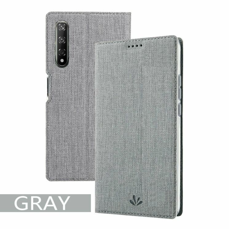 Чехол-книжка VILI DMX Style для Huawei P Smart Pro / Honor 9X (for China) - Grey: фото 15 из 17