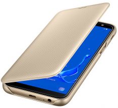 Чехол-книжка Wallet Cover для Samsung Galaxy J6 2018 (J600) EF-WJ600CFEGRU - Gold: фото 1 из 7