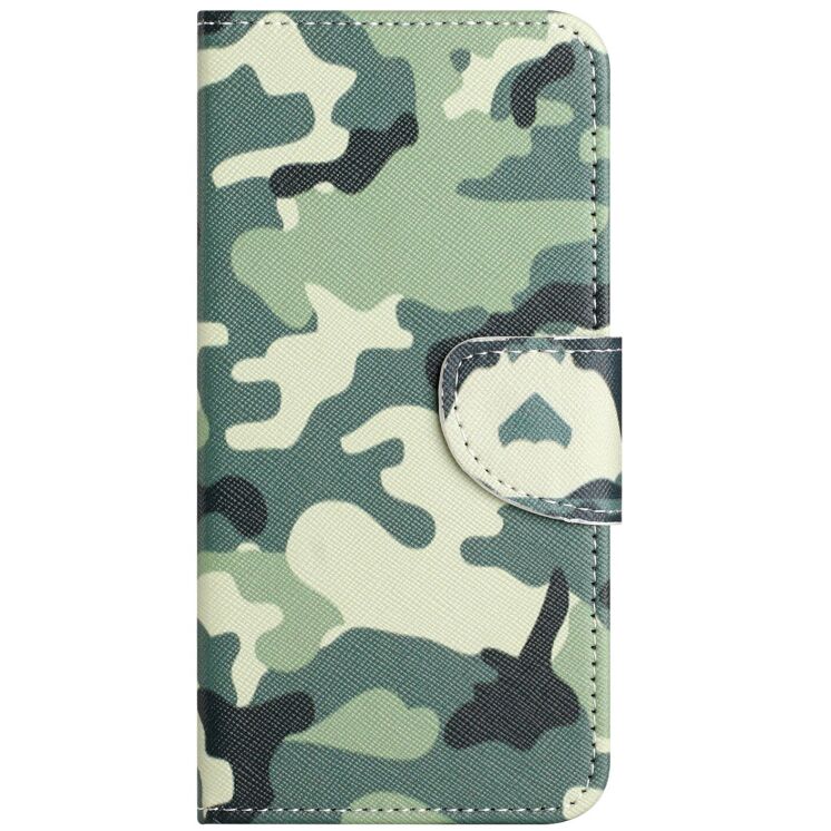 Чохол з малюнком Deexe Color Wallet для Motorola Moto G06 - Camouflage: фото 4 з 5