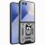 Чехол с защитой камеры Deexe Armor Shield для Samsung Galaxy Flip 8 - Silver: фото 1 из 10