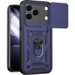 Чехол с защитой камеры Deexe Armor Shield для TECNO Spark 50 - Blue (432402L)