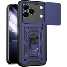 Чехол с защитой камеры Deexe Armor Shield для TECNO Spark 50 - Blue: фото 1 из 9