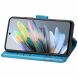 Чехол UniCase Butterfly Pattern для Motorola Moto G35 - Blue (367911L). Фото 3 из 7
