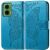 Чехол UniCase Butterfly Pattern для Motorola Moto G35 - Blue: фото 1 из 7