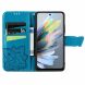 Чехол UniCase Butterfly Pattern для Motorola Moto G35 - Blue (367911L). Фото 2 из 7